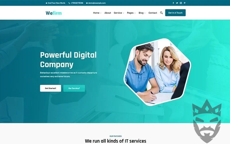 Wefirm - Powerful Digital Company WordPress Theme