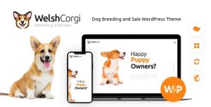 Welsh Corgi  | Dog Breeding and Sale WordPress Theme