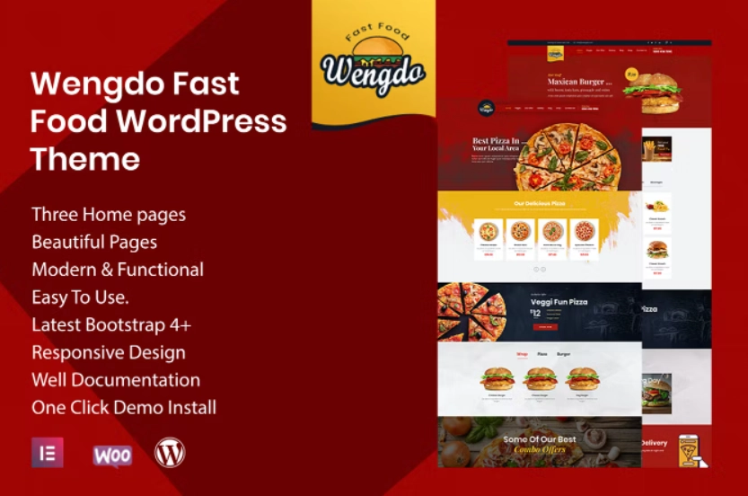 Wengdo - Fastfood WordPress Theme