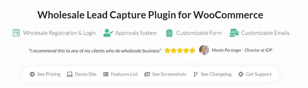 Wholesale Lead Capture Plugin for WooCommerce