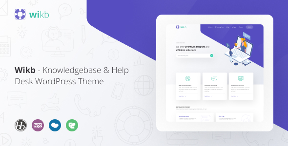 Wikb - Knowledgebase  Help Desk WP Theme