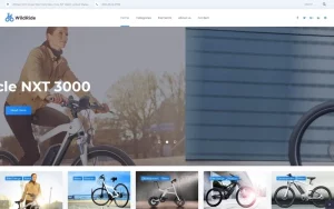 WildRide - Sports Bicycle WordPress Theme