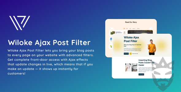 Wiloke Ajax Post Filter