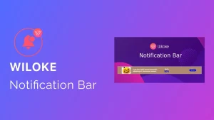 Wiloke Notification Bar