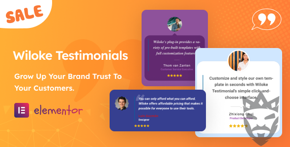 Wiloke Testimonials Addon for Elementor