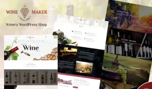 Wine Maker - Winery WordPress Shop