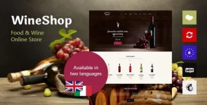 WineShop - Food & Wine Online Store WordPress Theme