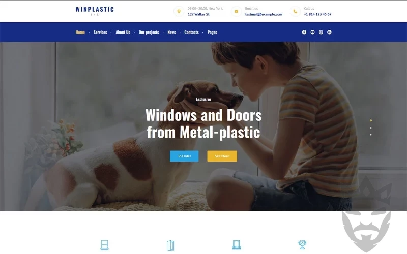 Winplastic - Plastic Windows Installation & Replacement WordPress Theme