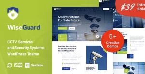 WiseGuard - CCTV and Security Systems WordPress Theme