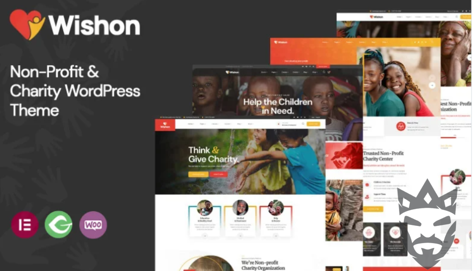 Wishon - Non-Profit  Charity WordPress theme