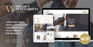 Wizor’s | Investments & Business Consulting Insurance WordPress Theme