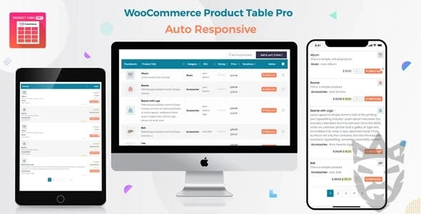 Woo Product Table Pro