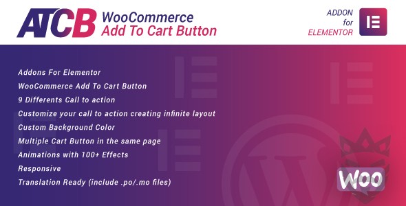 WooCommerce Add To Cart Button for Elementor