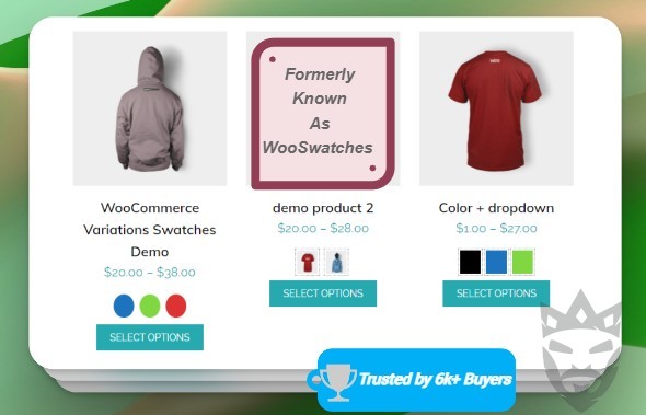 WooCommerce Color or Image Variation Swatches