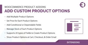 WooCommerce Custom Product Addons