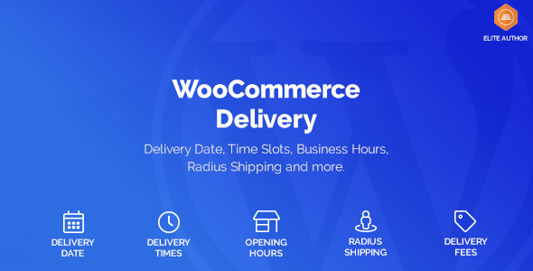 WooCommerce Delivery —Delivery Date  Time Slots