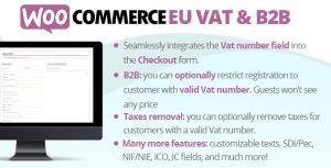 WooCommerce Eu Vat  B2B