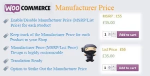 WooCommerce Manufacturer Price