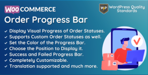 WooCommerce Order Progress Bar | Order Tracking