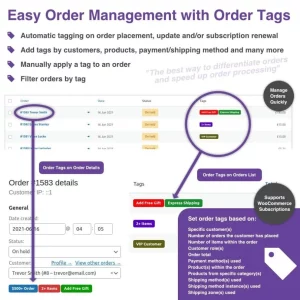 WooCommerce Order Tags