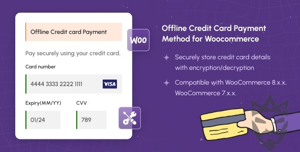 WooCommerce Payment Checkout Plugin: Offline Credit Card Checkout Method