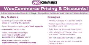 WooCommerce Pricing  Discounts!