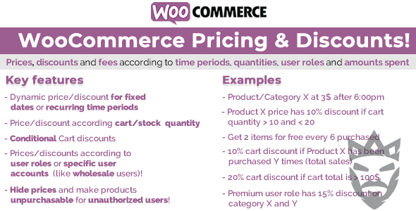 WooCommerce Pricing  Discounts!