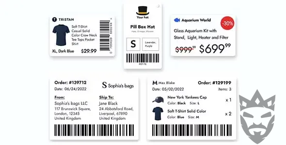 WooCommerce Product Barcode Labels Printer