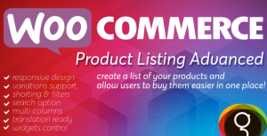 WooCommerce Product List Advanced