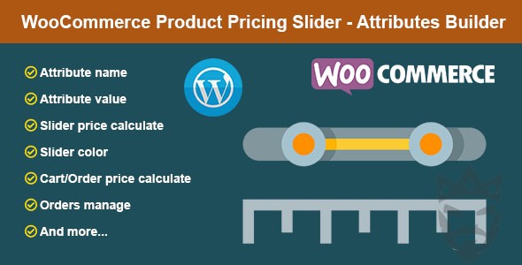 WooCommerce Product Pricing Slider - Attributes Builder