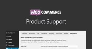 WooCommerce Product Support