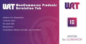 WooCommerce Products Revolution Tab for Elementor WordPress Plugin