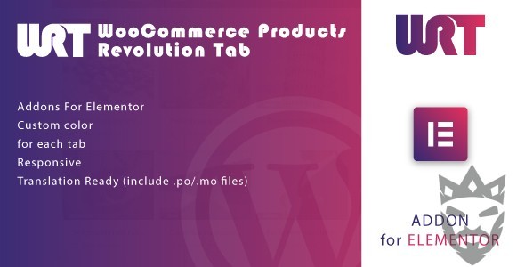 WooCommerce Products Revolution Tab for Elementor WordPress Plugin