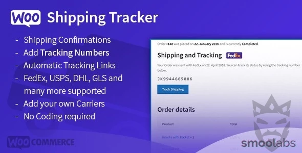 WooCommerce Shipping Tracker - Let Your Customers Track Their Shipments! | Shipping