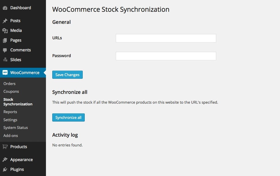 WooCommerce Stock Synchronization