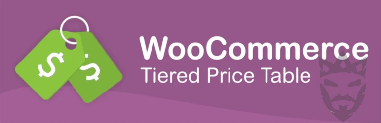 WooCommerce Tiered Price Table