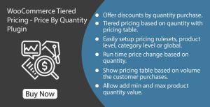 WooCommerce Tiered Pricing - Price By Quantity Plugin