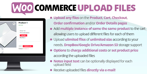 WooCommerce Upload Files