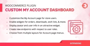 WooCommerce User Dashboard - Custom My Account Page