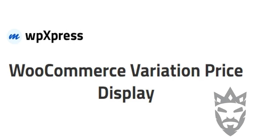 WooCommerce Variation Price Display