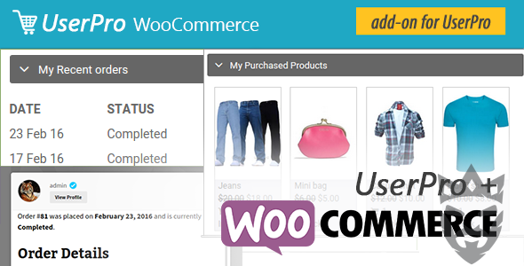 WooCommerce integration for UserPro