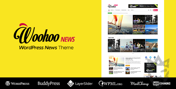 WooHoo - Newspaper Magazine News BuddyPress AMP