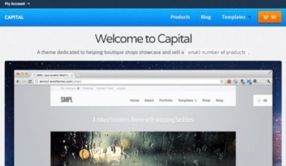 WooThemes Capital Premium Theme