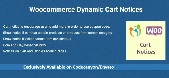 Woocommerce Dynamic Cart Notices