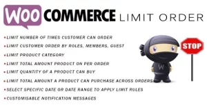 Woocommerce Limit Order