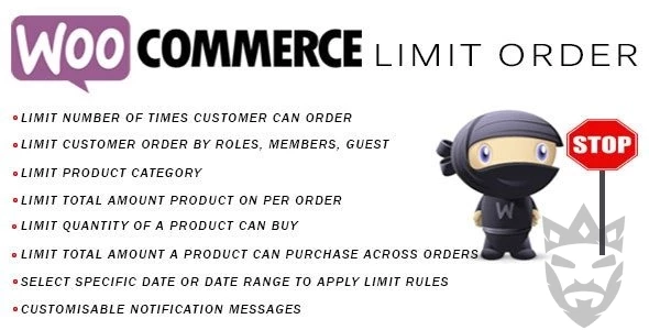 Woocommerce Limit Order