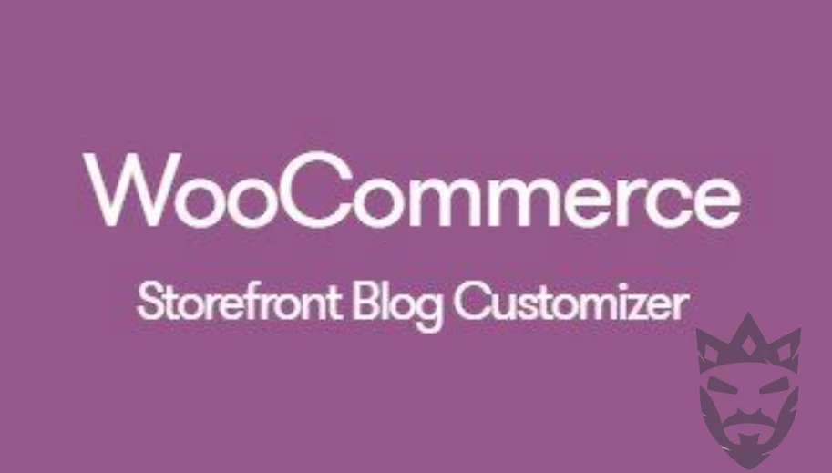 Woocommerce - Storefront Blog Customizer