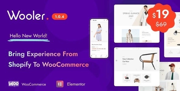 Wooler - Conversion Optimized WooCommerce Theme