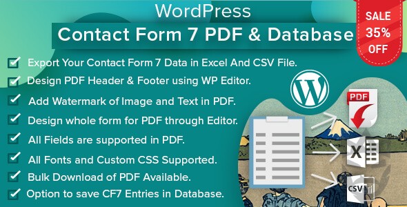 WordPress Contact Form 7 PDF