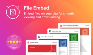 WordPress File Embed - Viewer Plugin